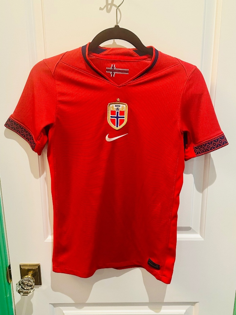 Boys Nike Norway Home Jersey- never worn, YL